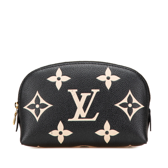 Pre-Loved Louis Vuitton Bicolor Monogram Empreinte Giant Cosmetic Pouch - Picture 1 of 12
